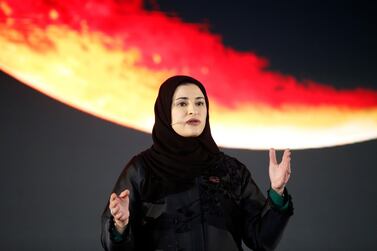 Minister of State for Advanced Sciences Sarah Al Amiri says women cannot be overlooked. EPA/ALI HAIDER