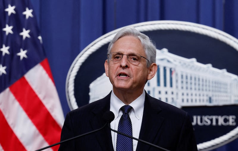 US Attorney General Merrick Garland is not welcome in Russia either. Reuters