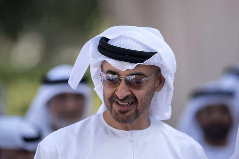 Sheikh Mohamed bin Zayed, Crown Prince of Abu Dhabi and Deputy Supreme Commander of the Armed Forces, spoke with Pakistan's Prime Minister Imran Khan following last week's Lahore blast. Photo: Crown Prince Court - Abu Dhabi
---