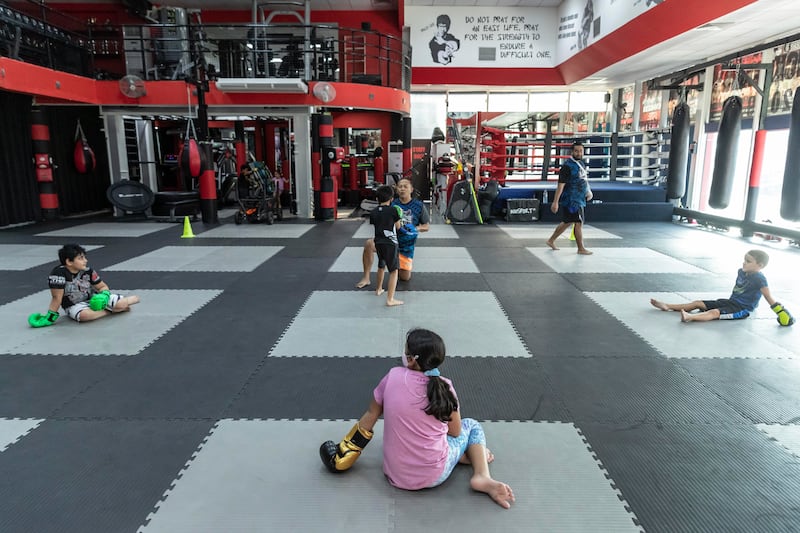 The gym was founded by Iranian businessman Payam Honari, 33, who started Ringside after struggling to find any centre dedicated to the art of boxing.