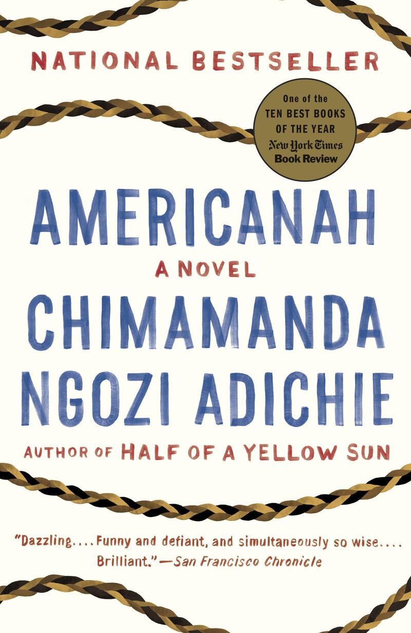 Americanah by Chimamanda Ngozi Adichie published by Anchor. Courtesy Penguin Randon House