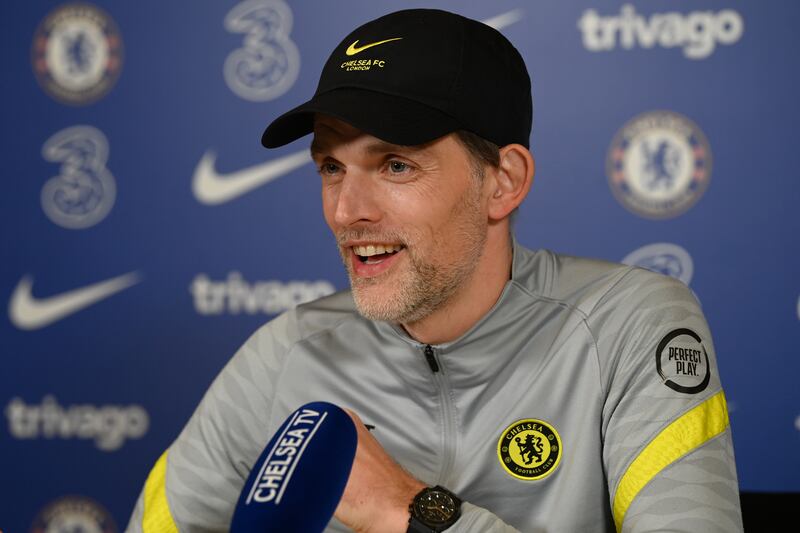 Chelsea manager Thomas Tuchel discusses the Covid issues after training.