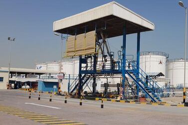 A Tristar fuel farm at a company terminal in Dubai's Jebel Ali Free Zone. The company operates 69 fuel farms and more than 100 remote fuel sites. Courtesy of Tristar 