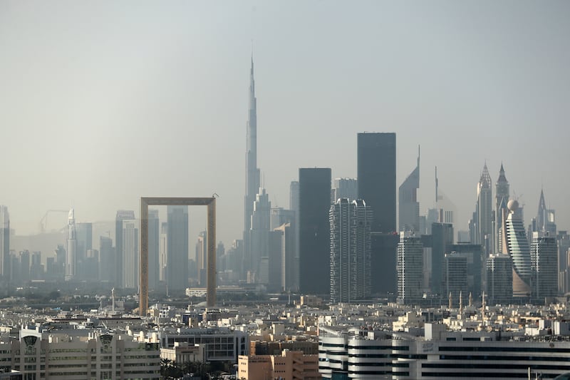 Business activity in the Dubai's non-oil private sector economy remained strong in December. Pawan Singh / The National