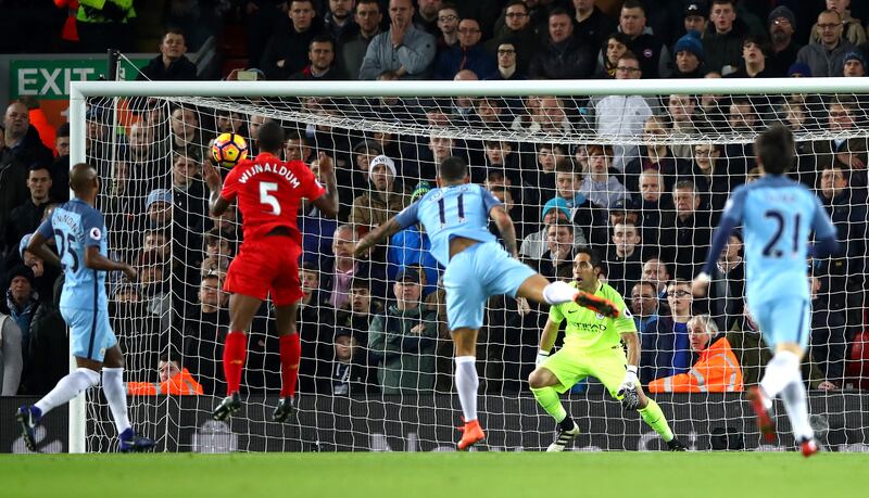 December, 2016: Liverpool 1-0 Manchester City. PA