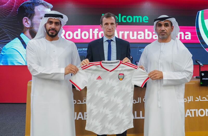 UAE’s new manager Rodolfo Arruabarrena. Photo: UAEFA