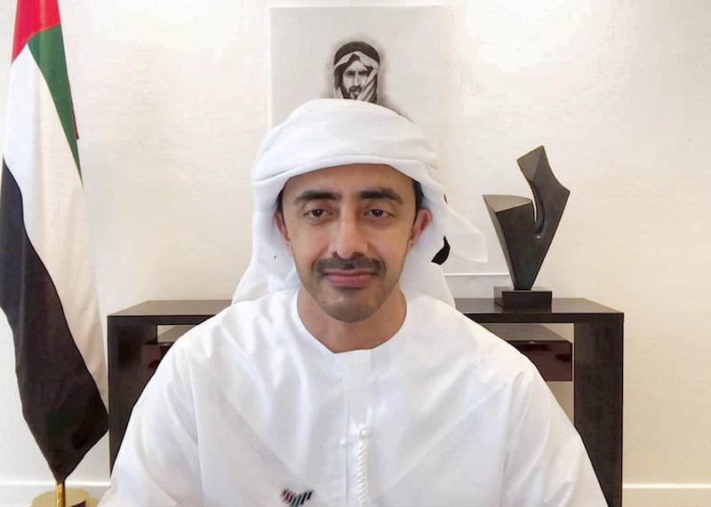 Sheikh Abdullah bin Zayed Al Nahyan, Minister of Foreign Affairs and International Cooperation. Wam
