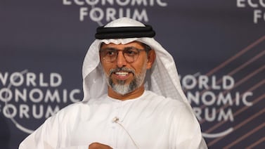 The UAE's Energy Minister Suhail Al Mazrouei at the World Economic Forum Special Meeting in Riyadh. AFP