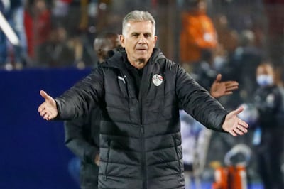 Carlos Queiroz quit as Egypt manager after their defeat to Senegal. AFP