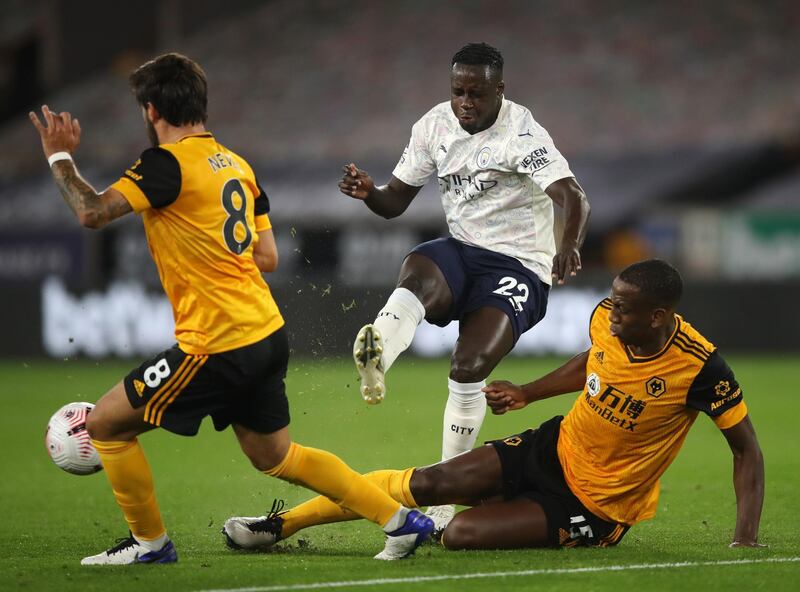 Willy Boly. 5 - Struggled to deal with the sharp movement of Raheem Sterling and was often chasing shadows against the fluid visiting frontline. Getty Images