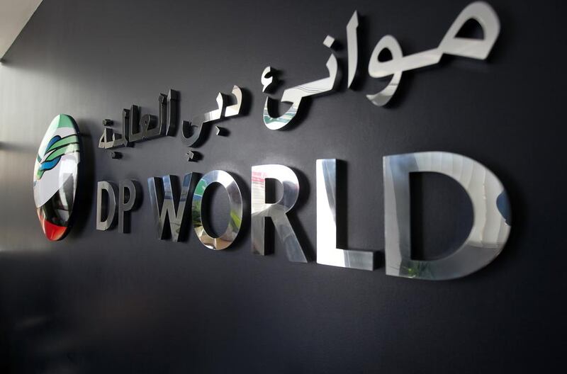 DP World in Jebel Ali port in Dubai. Pawan Singh / The National