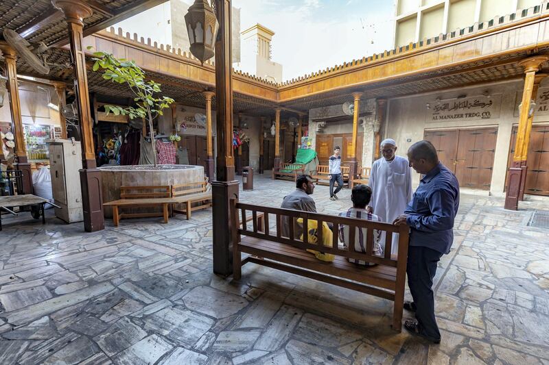 Dubai, United Arab Emirates - June 02, 2019: The Grand Souq, Deira. DeiraÕs souq area has been revamped. Sunday the 2nd of June 2019. Deira, Dubai. Chris Whiteoak / The National