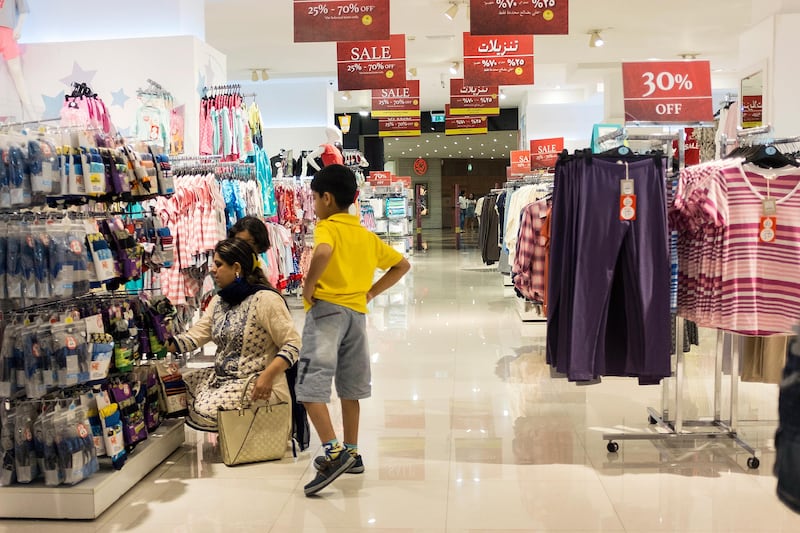 DUBAI, UNITED ARAB EMIRATES, AUGUST 16, 2016.
BHS store in Dubai Festival Center.

ive BHS stores in Dubai and Sharjah are set to close after the British retail giant collapsed in March. Al Maya Group, the Dubai based company which owns the franchise to BHS in the emirate said that its five BHS stores located in Dubai Mall, Festival City, Al Ghurair Centre, Lamcy Plaza and Sharjah City Centre would close by the end of the year.
Photo: Reem Mohammed / The National (Reporter: Lucy Barnard / Section: BZ) JOB ID 93037 *** Local Caption ***  RM_20160816_BHS__05.JPG