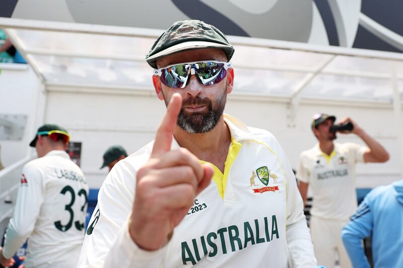 Australia spinner Nathan Lyon took 4-41 in India's second innings. Getty