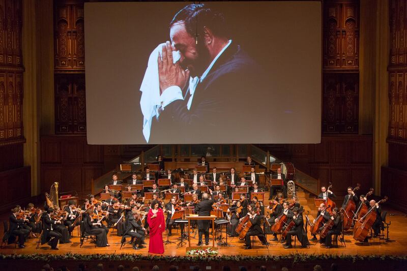A tribute concert to Pavarotti earlier this year at the Royal Opera House Muscat. Khalid Al Busaidi / ROHM