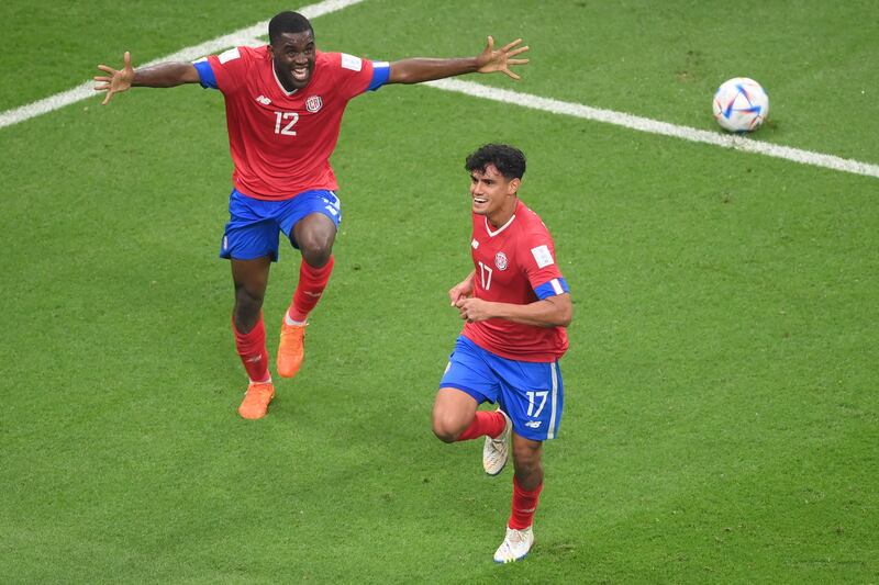 Joel Campbell – 6. Certainly looked the brightest out of the Costa Rica attackers, especially in the second half, where they saw much more of the ball. Was often left isolated when trying to spark an attack. AFP