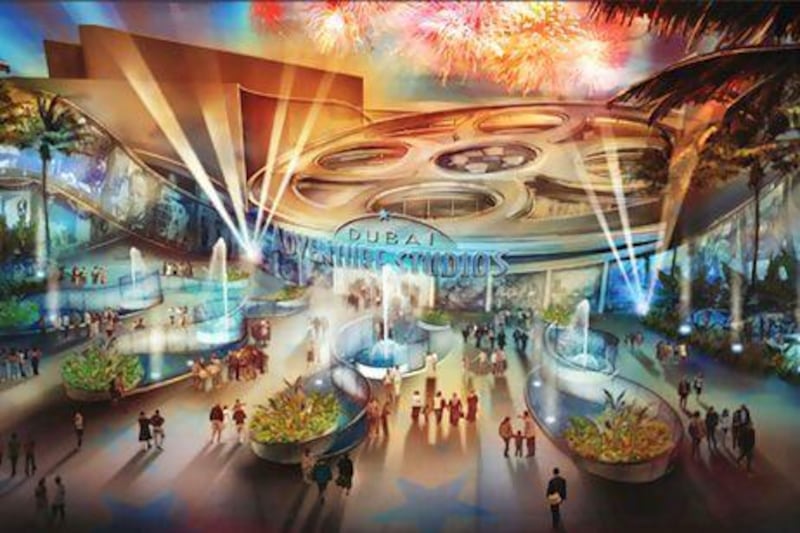 An artist impression of Meraas' Dubai Adventure Studios fun park. Dubai Adventure Studios fun park is expected to be completed by 2014. Photo: meraas.com