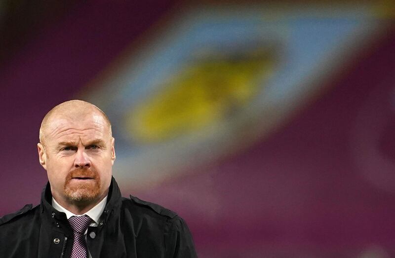 Burnley manager Sean Dyche at the end of the game. AFP