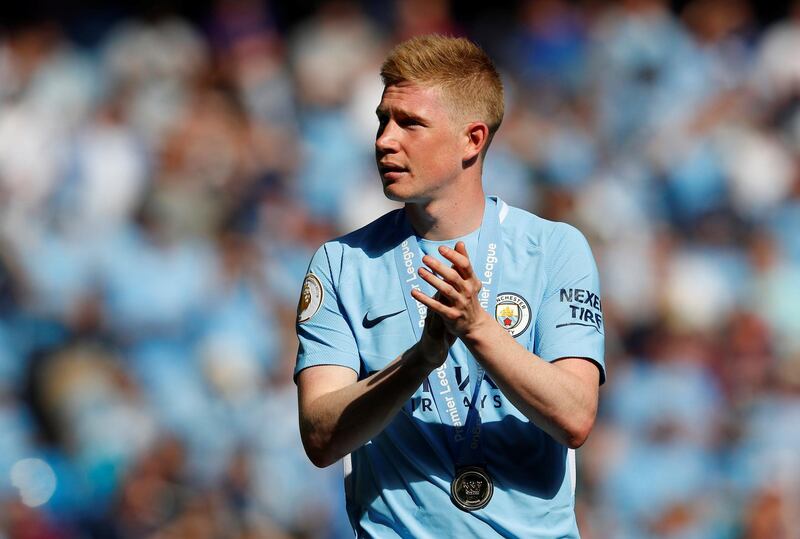 Centre midfield: Kevin de Bruyne (Manchester City) – Would have been Footballer of the Year in most other seasons. Some of his passing was remarkable. Phil Noble / Reuters