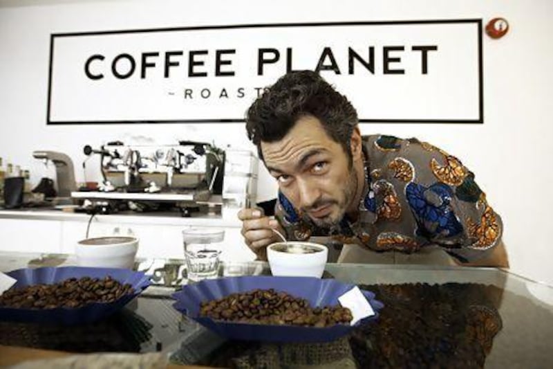 Matt Wade, a roastmaster at Coffee Planet, says blending coffee is comparable to the composition of a song. Jaime Puebla / The National