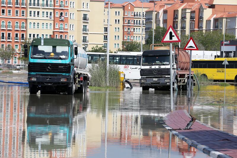Torrential rain led to localised flooding in parts of Dubai and across the UAE. 