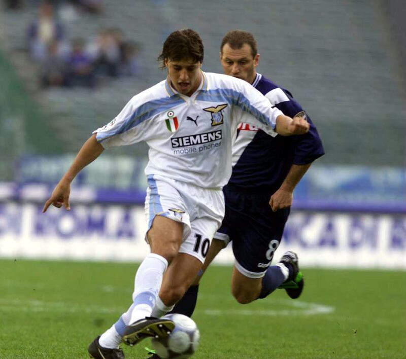 2000:  Hernan Crespo - Parma to Lazio - €56.81m. Allsport
