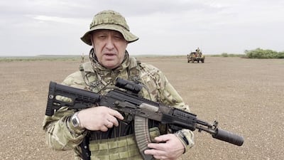 Wagner leader Yevgeny Prigozhin appears to be in Africa in a video released this week. AFP