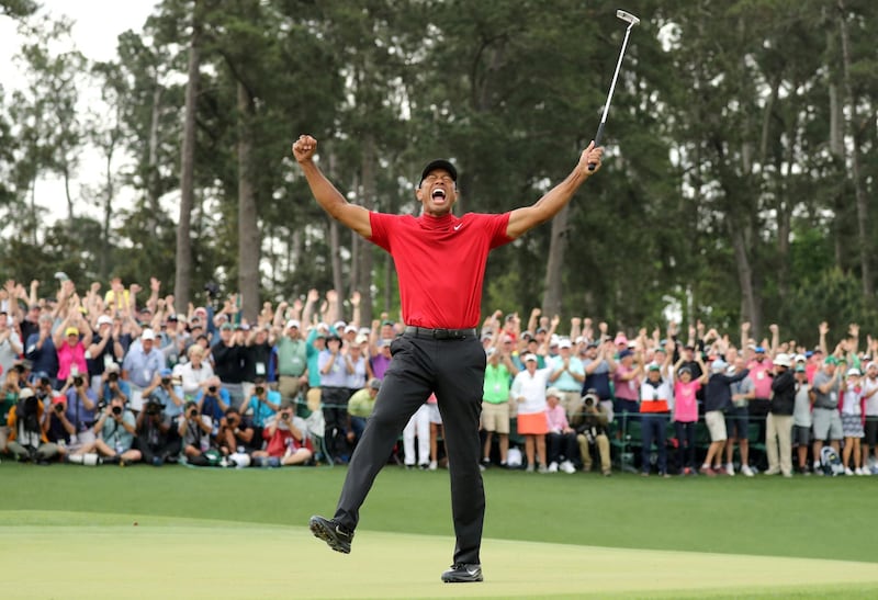 2019 Masters – Triumphs at Augusta to secure fifth Green Jacket and 15th major crown. Reuters