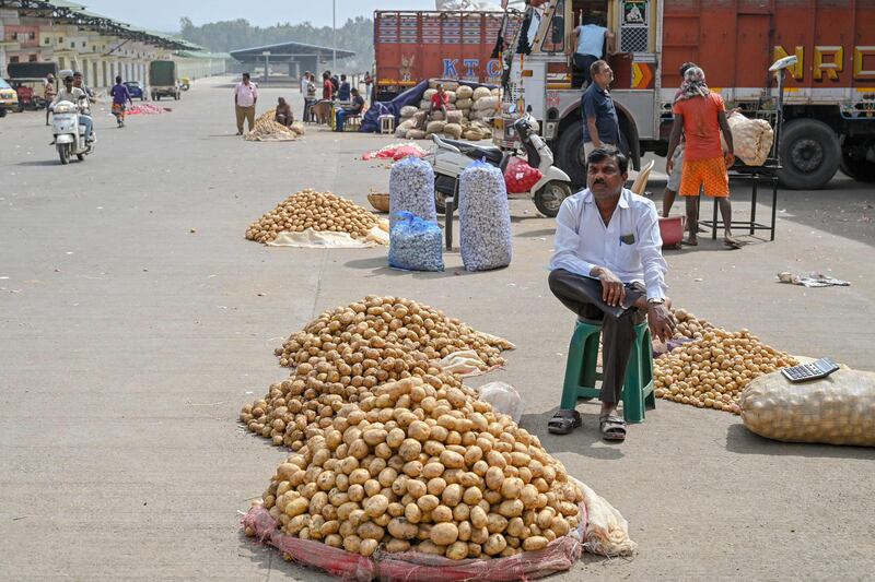 High inflation has been a challenge in India, amid soaring fuel and food prices. AFP