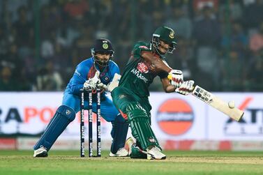 Bangladesh beat India by seven wickets in the first T20 at the Arun Jaitley Stadium in New Delhi. AFP