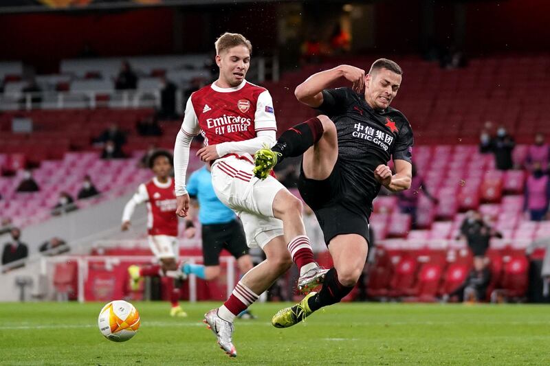 Emile Smith-Rowe 6 - A quiet game for the talented youngster who is capable of much more than what was shown on Thursday night. PA