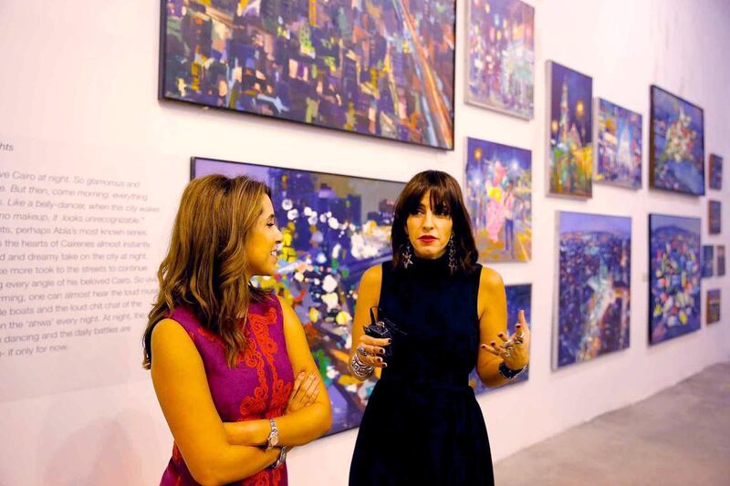 Lina Mowafy and Dina Shaaban, the founders of Arts-Mart, a new gallery space open on the outskirts of Cairo and breathing hope and new life into the contemporary art scene. Image courtesy of MO4 Network.