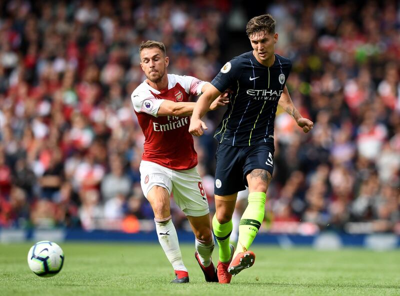 Centre-back: John Stones (Manchester City) – Carried  on where he left off in the World Cup as he helped subdue Arsenal’s expensive strikers in City’s opening win. Getty Images