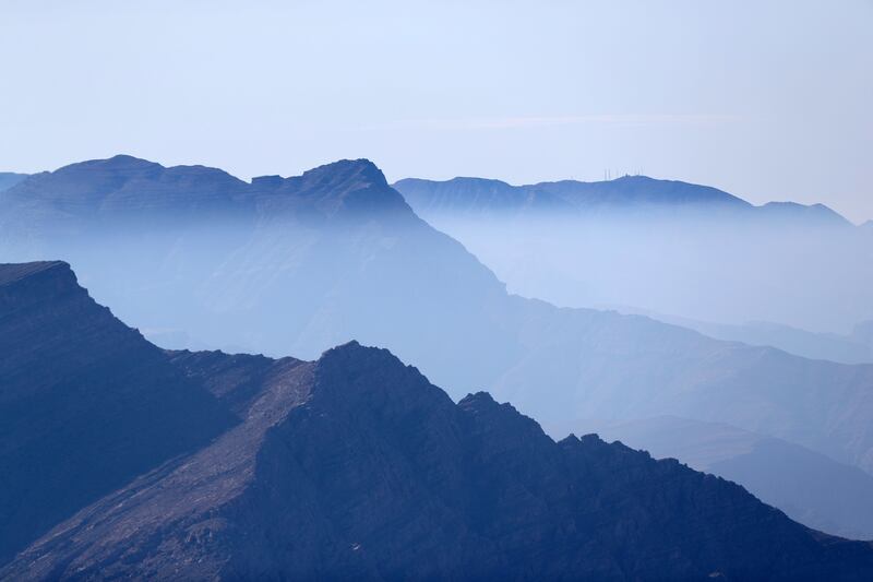 The world's longest zip line at Jebel Jais in Ras Al Khaimah. Chris Whiteoak / The National