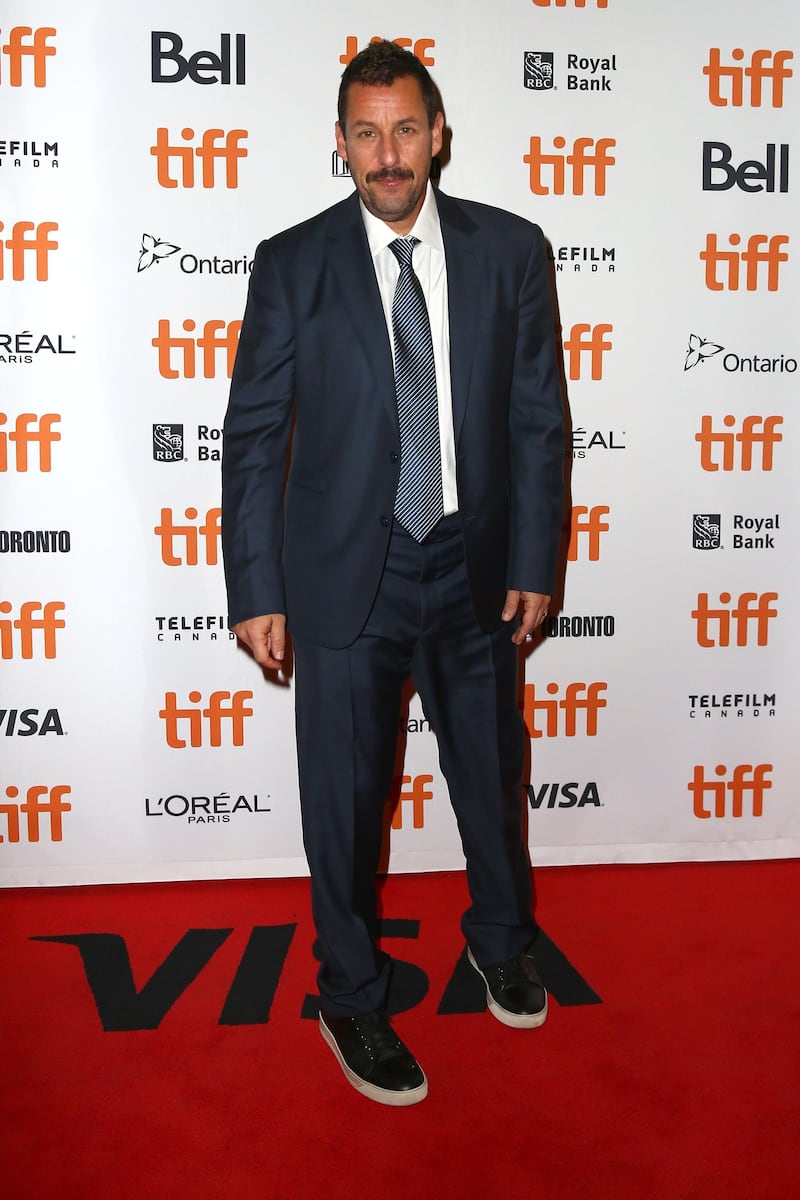 Adam Sandler attends the 'Uncut Gems' premiere during the 2019 Toronto International Film Festival on September 9, 2019. AFP