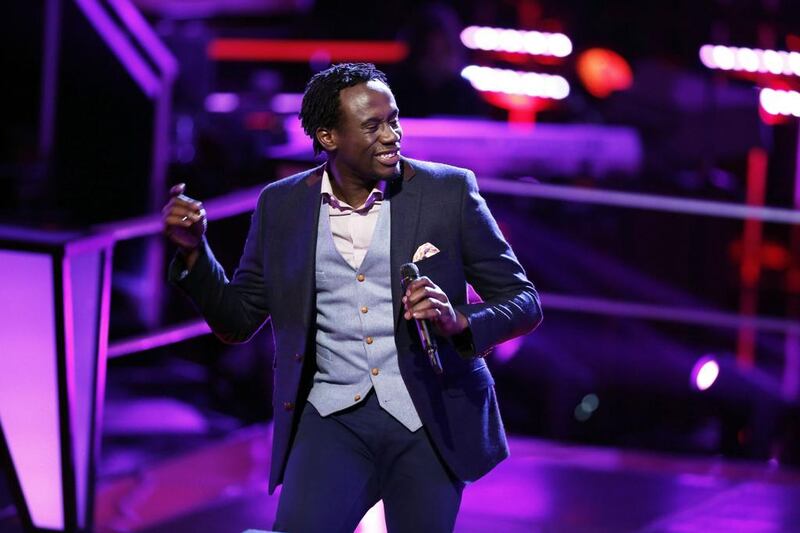 The Voice US contestant Anthony Riley. Tyler Golden / NBC / NBCU Photo Bank via Getty Images