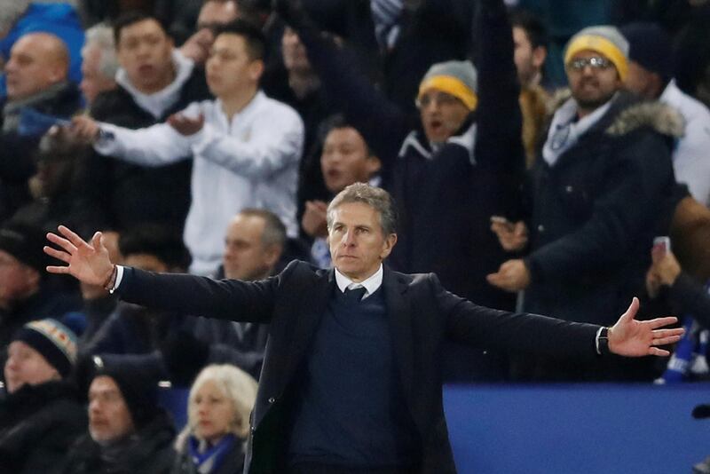 Leicester City 3 Cardiff City 0. Saturday, 7pm. Hard to believe a week ago Claude Puel's hold on the Leicester manager's job was believed to be at risk. Stunning wins over Chelsea and Manchester City have changed the climate and another three points against relegation-threatened Cardiff should cap a great week for Puel. Action Images via Reuters