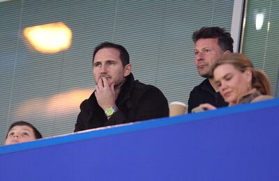 Frank Lampard was in the stands at Stamford Bridge to see Chelsea's Premier League draw with Liverpool  on Tuesday, April 4, 2023. Reuters