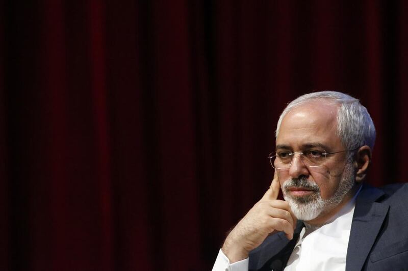 Iran's foreign minister Mohammad Javad Zarif attends a public event at New York University's  Kimmel Centre on April 29, 2015. Kean Betancur/AFP Photo

