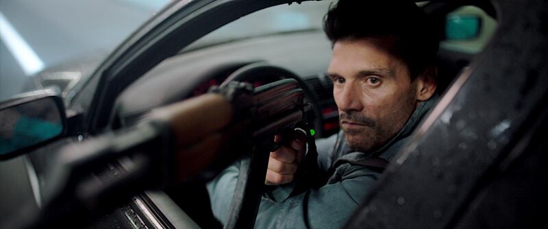 Frank Grillo finally shifts into high gear as the star of his very own frantic action thriller Wheelman