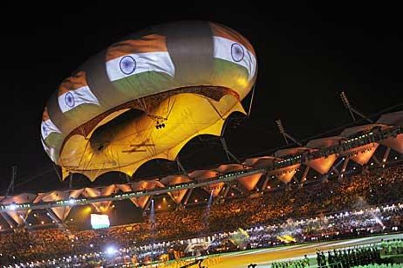 Jawaharlal Nehru Stadium was the venue for the closing ceremony of the XIX Commonwealth Games in New Delhi.