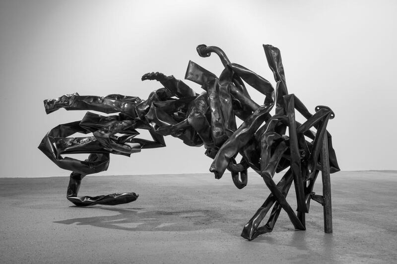 Saddek Wasil, Contortion (2014). Image courtesy Athr Gallery.