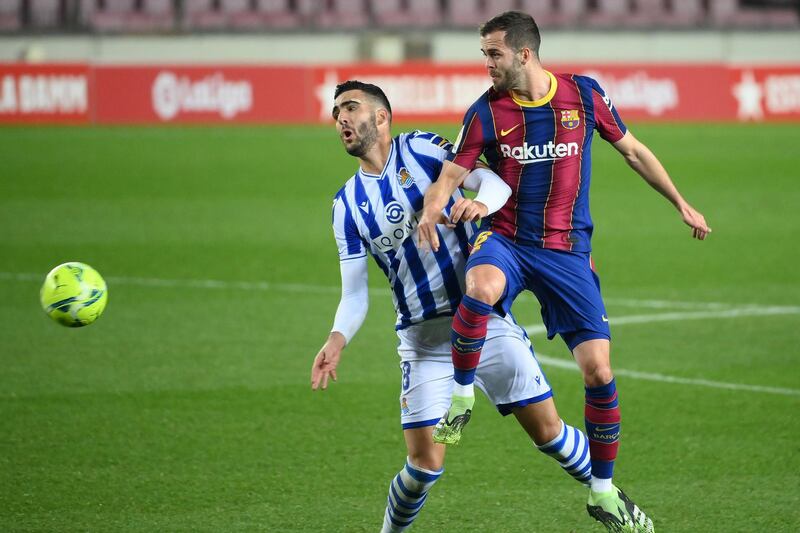 Miralem Pjanic, 6: On for Pedri on 74 minutes as the Catalans lived more dangerously against tough opponents in the second half. AFP