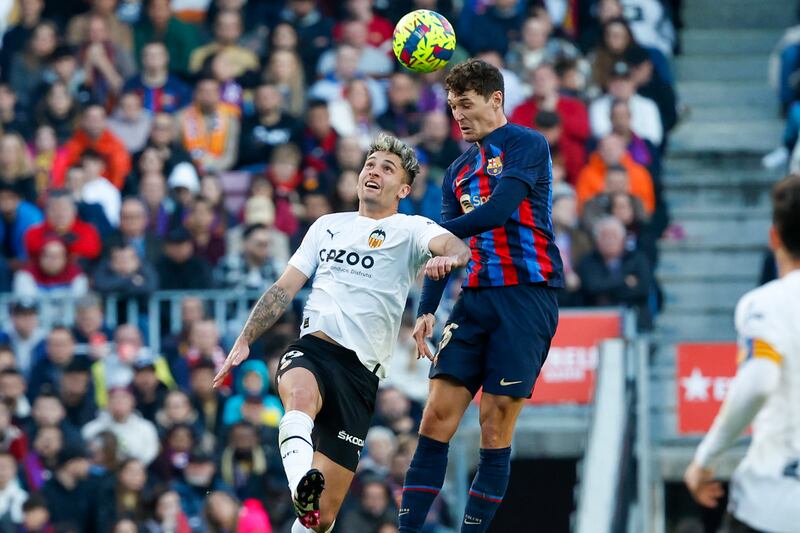 Andreas Christensen 7 - Saw a lot of the ball as Valencia’s midfield pushed onto him. Defended a 43rd minute cross but held his hands up to apologise after playing the ball into the path of former Barça player Ilaix just before the break. AP Photo 