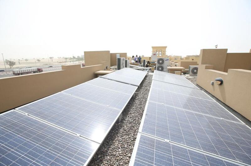 Solar photovoltaic panels have been installed on 30 buildings as part of the Shams Dubai initiative launched last year. Wam