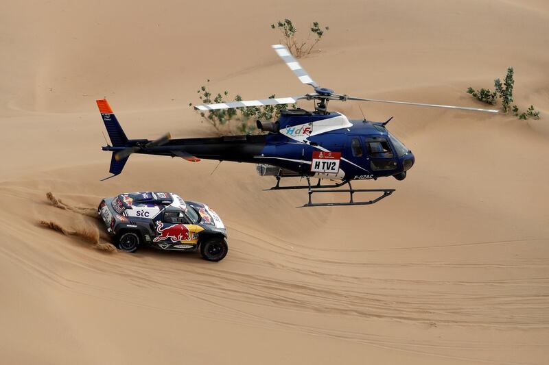 Stephane Peterhansel is closing in on a 14th Dakar Rally title. Reuters