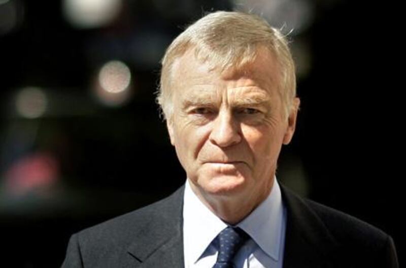 Max Mosley will stay involved in the FIA, but he now backs Jean Todt as his successor as president.