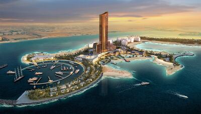 Wynn Al Marjan Island will come with views of the Arabian Gulf. Photo: Wynn Resorts, Limited