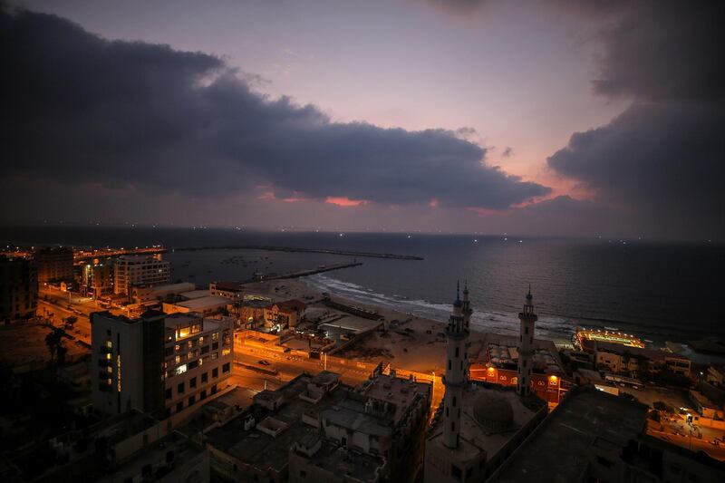 A view of Gaza port in Gaza City. EPA