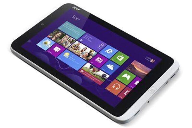 Acer, the Taiwan based PC-hardware producer, has launched the world's first 8-inch Windows 8 tablet - the Acer Iconia W3-810. Courtesy Acer